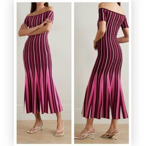 NWT Gabriela Hearst Medea off-the-shoulder striped Large  $2450